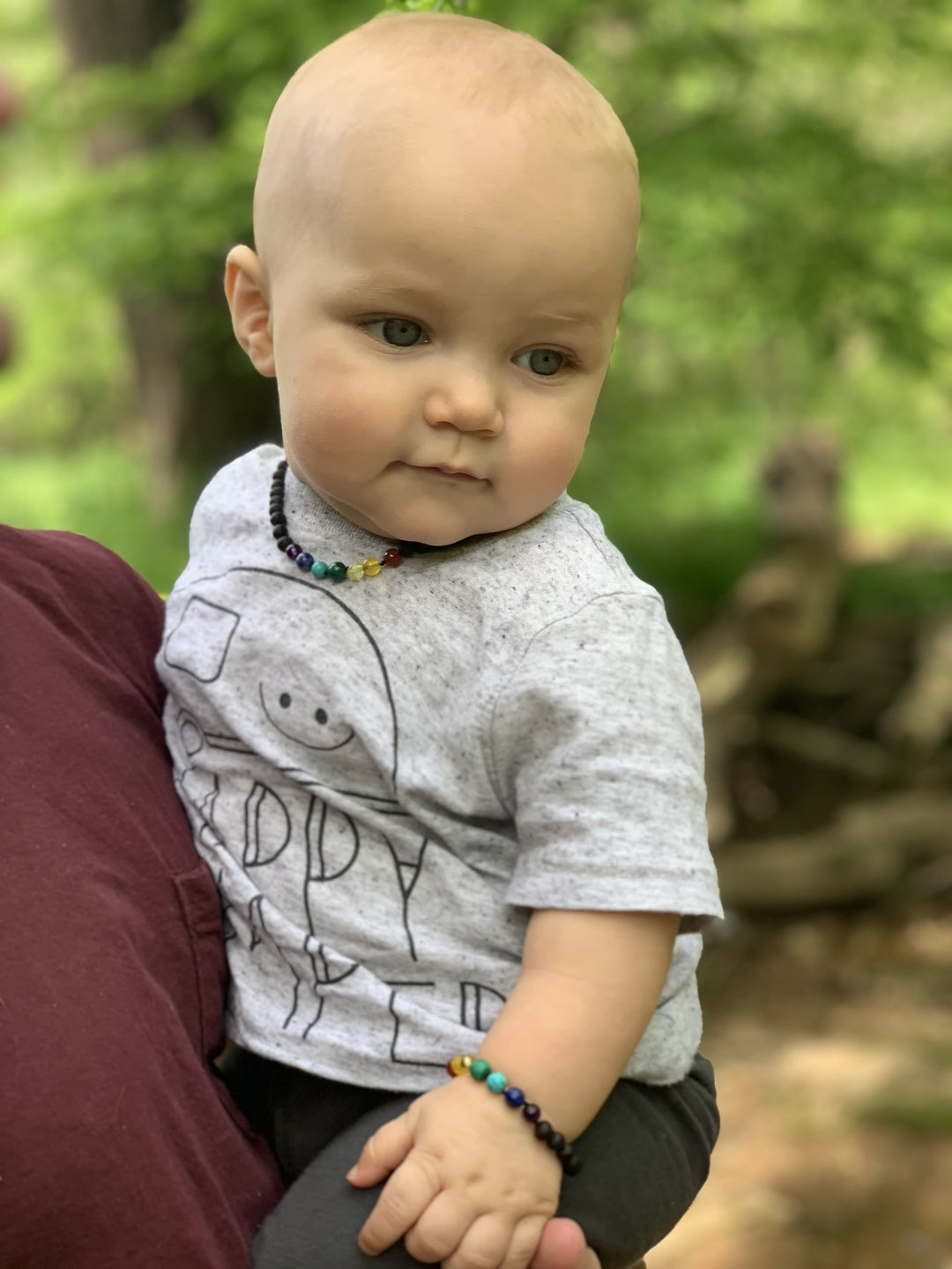 Children's Necklaces | RETIRED Gemstone + Baltic Amber