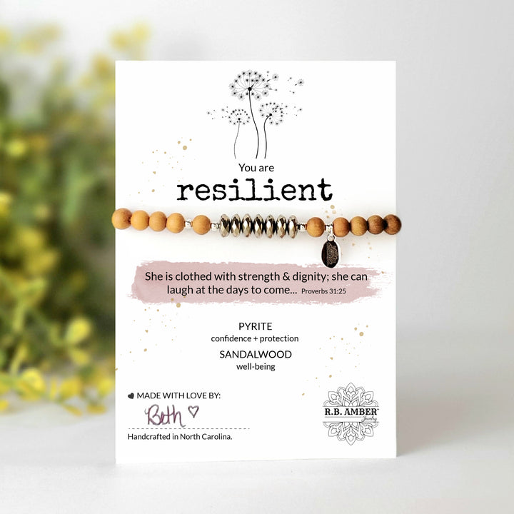 Pyrite | "You are Resilient" Gemstone Bracelet