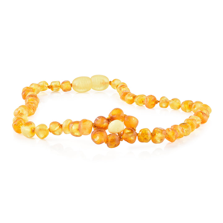 Children's Baltic Amber Necklaces | RETIRED Flowers + Pendants - R.B. Amber Jewelry