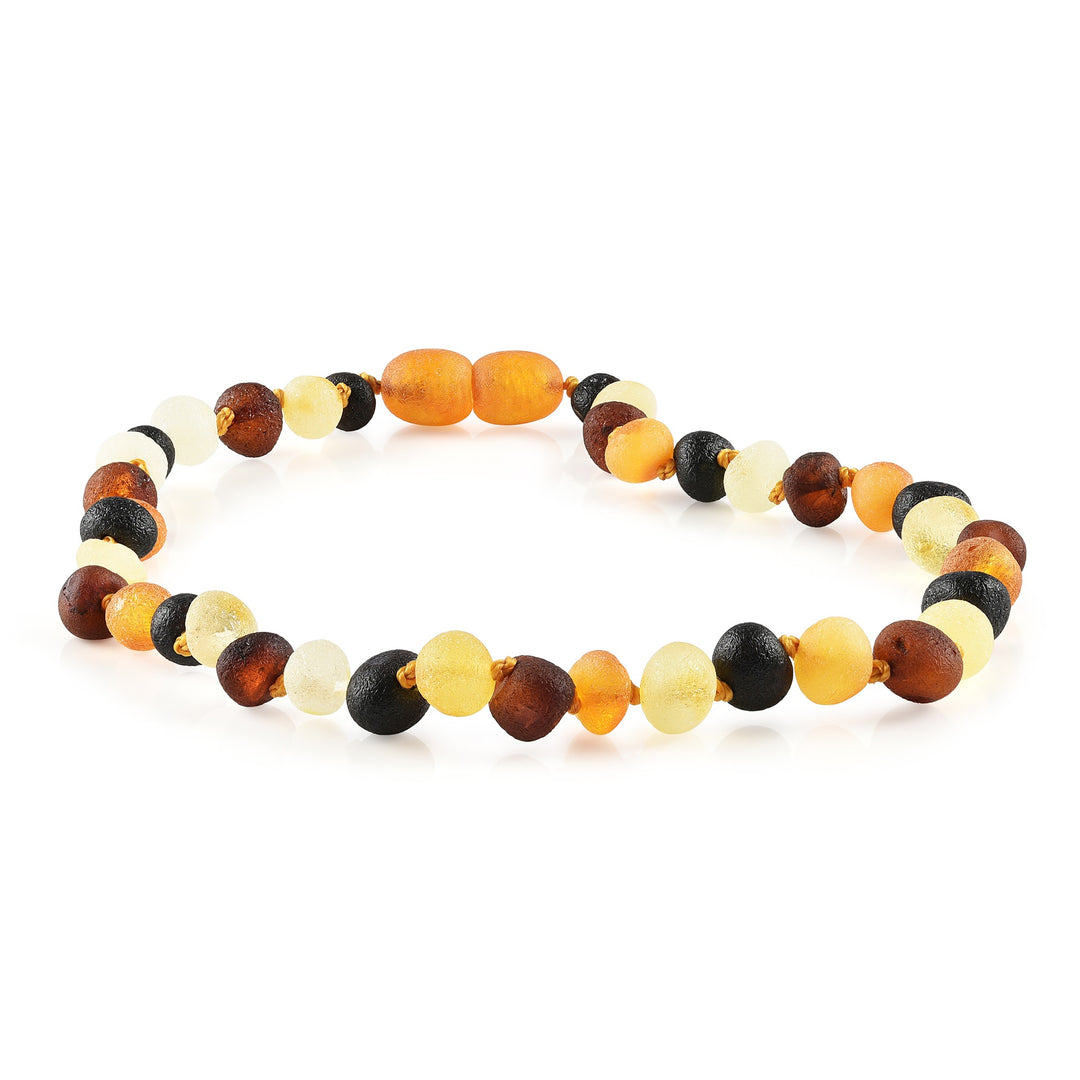 Kids | Raw Multi Baltic Amber Necklace