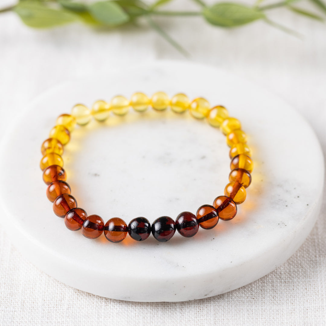Adults | Rainbow Baltic Amber Bracelet