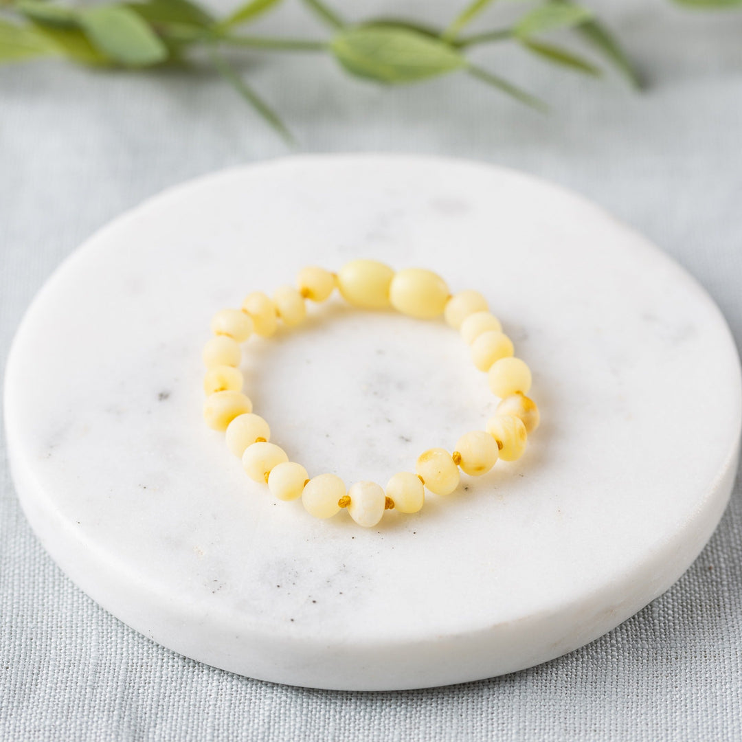 Kids | Raw Butter Baltic Amber Bracelet - R.B. Amber Jewelry