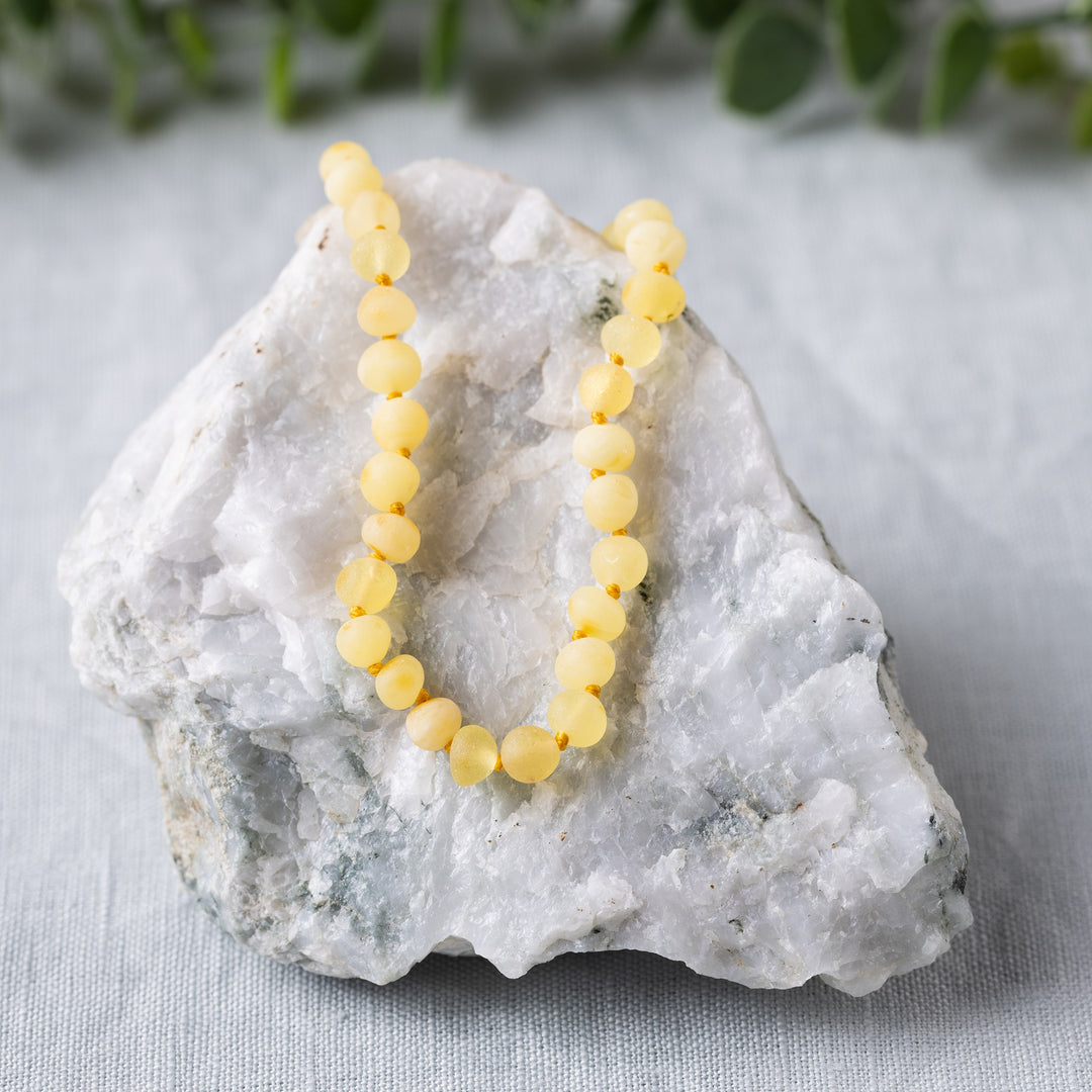 Kids | Raw Butter Baltic Amber Necklace - R.B. Amber Jewelry