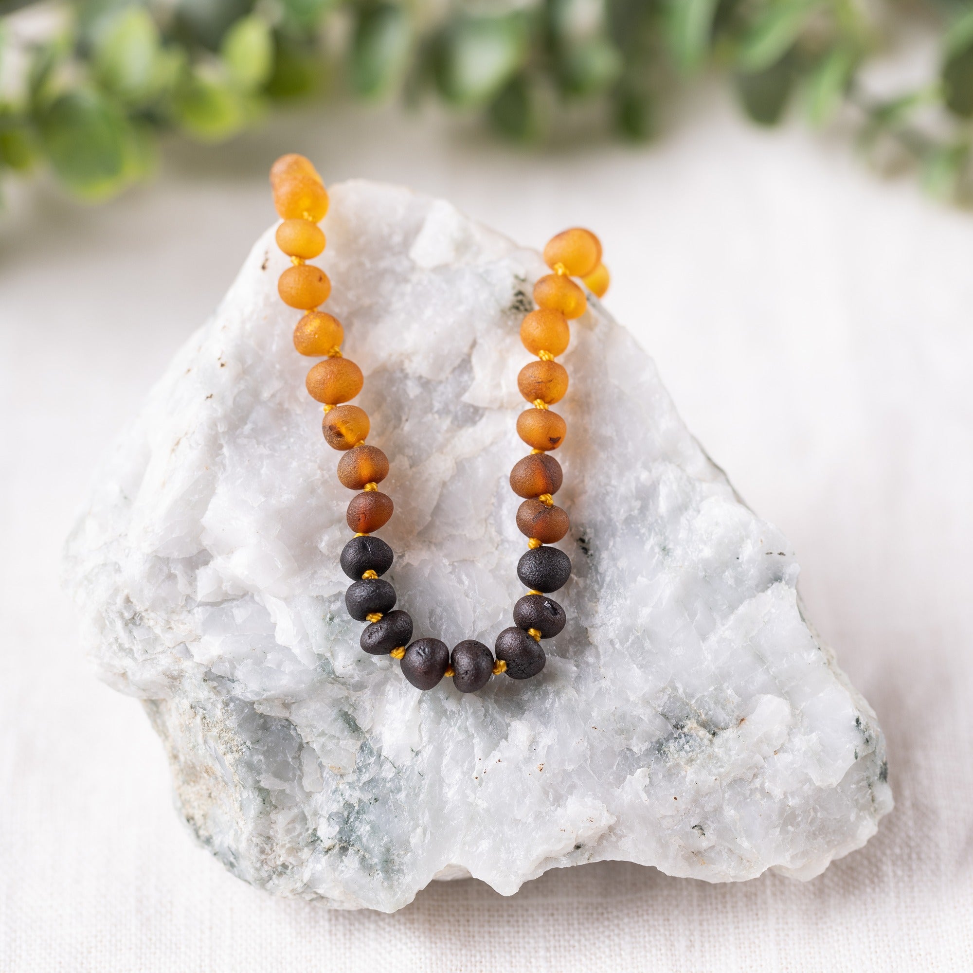 Genuine hot sale amber necklace