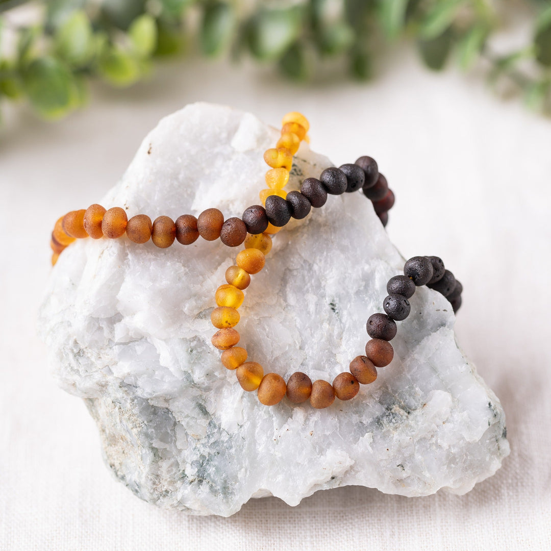 Adults | Raw Ombre Baltic Amber Necklace - R.B. Amber Jewelry