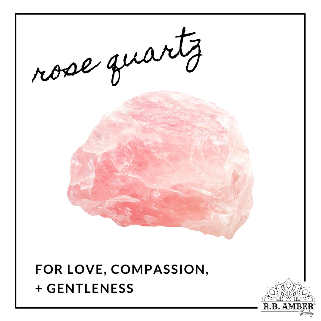 Rose Quartz | "You are Loved" Gemstone Bracelet