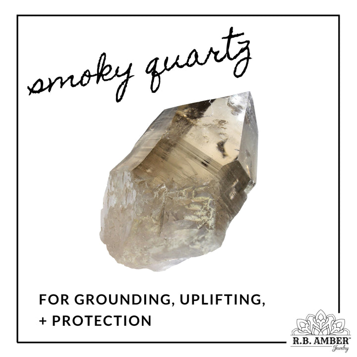 Smoky Quartz | "Anchored" Gemstone Bracelet