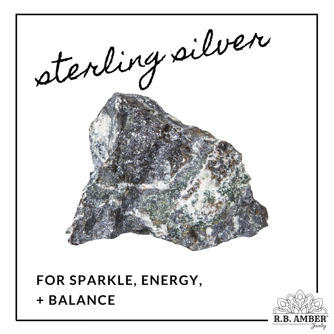 Sterling Silver Intentional Gemstone Bracelet
