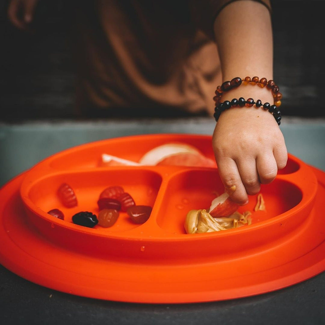 Kids | Cherry + Cognac Baltic Amber Bracelet - R.B. Amber Jewelry