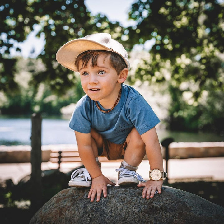 Kids Hazelwood + Baltic Amber Necklace - R.B. Amber Jewelry