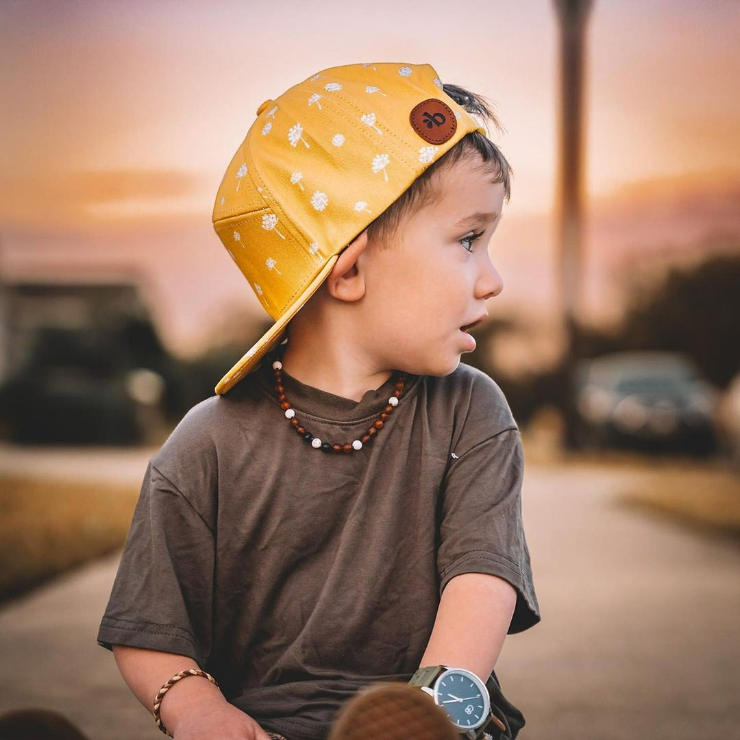 Kids | Custom Baltic Amber + Gemstone Necklace - R.B. Amber Jewelry