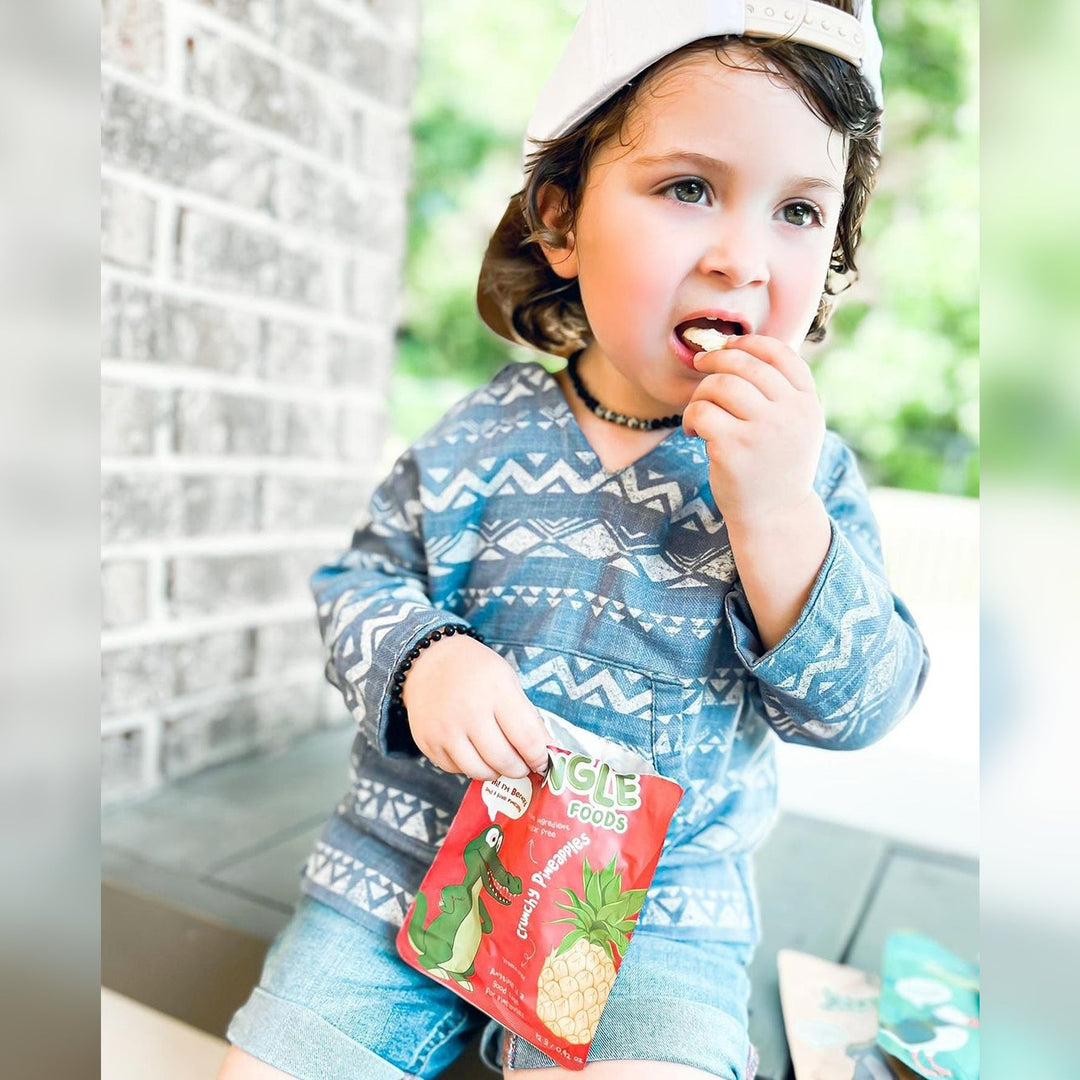 Kids | Dalmatian Jasper + Raw Cherry Amber Necklace - R.B. Amber Jewelry