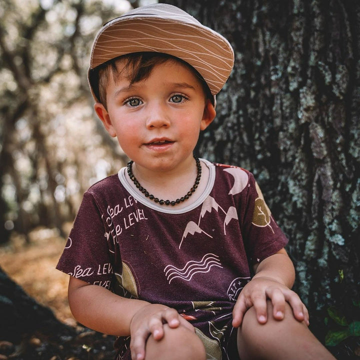 Kids | Green Baltic Amber Necklace - R.B. Amber Jewelry