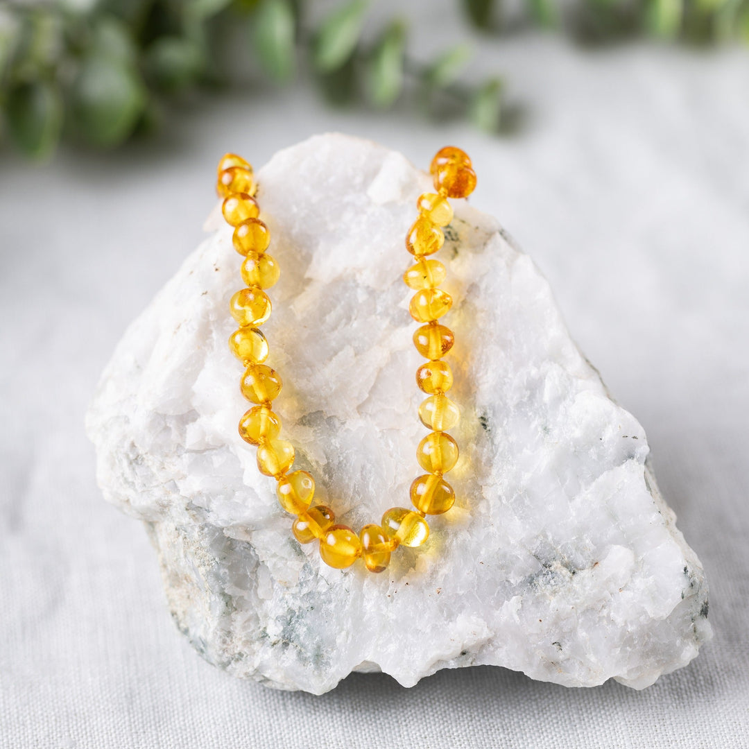 Kids | Honey Baltic Amber Necklace - R.B. Amber Jewelry