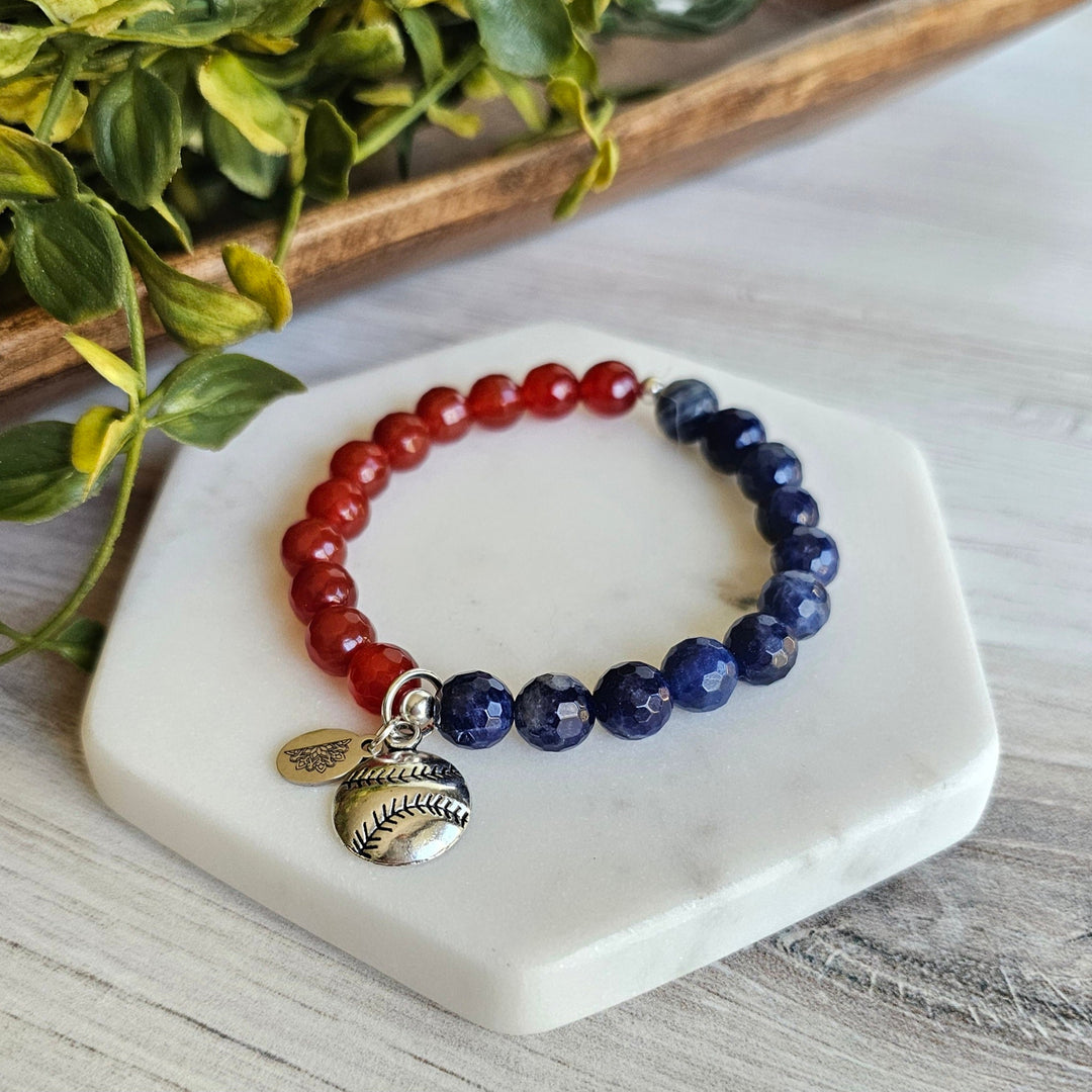 Custom "Team Spirit" Gemstone Bracelet - R.B. Amber Jewelry