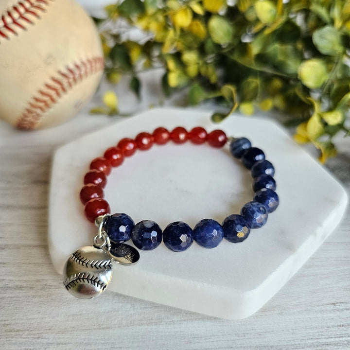 Custom "Team Spirit" Gemstone Bracelet - R.B. Amber Jewelry