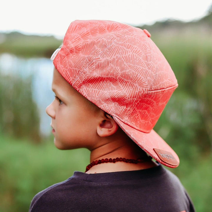 Kids | Lapis Lazuli + Raw Cognac Amber Necklace - R.B. Amber Jewelry