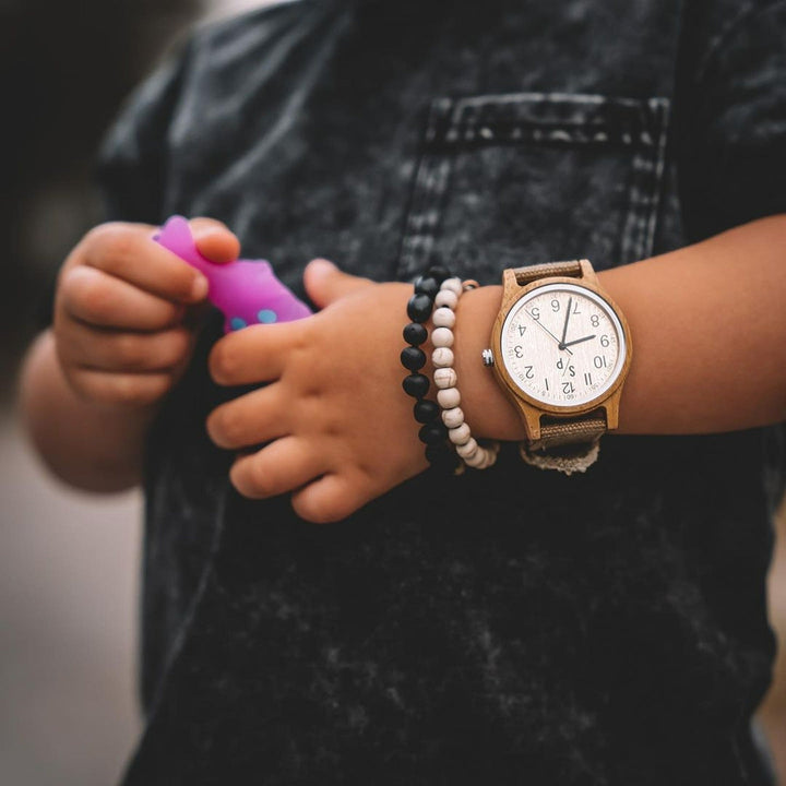 Kids | Raw Cherry Baltic Amber Bracelet - R.B. Amber Jewelry