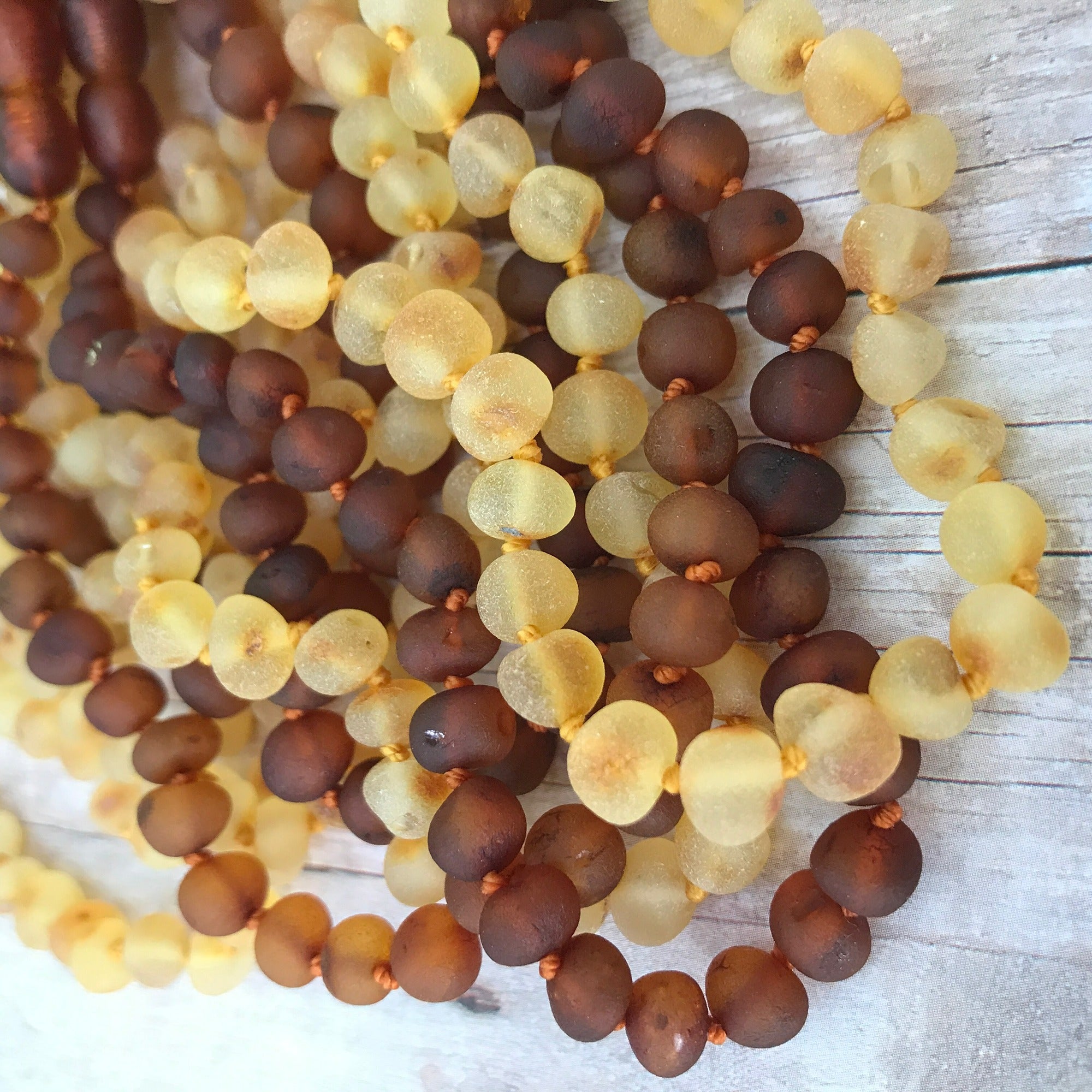 Adults | Raw Honey Baltic Amber Necklace - R.B. Amber Jewelry