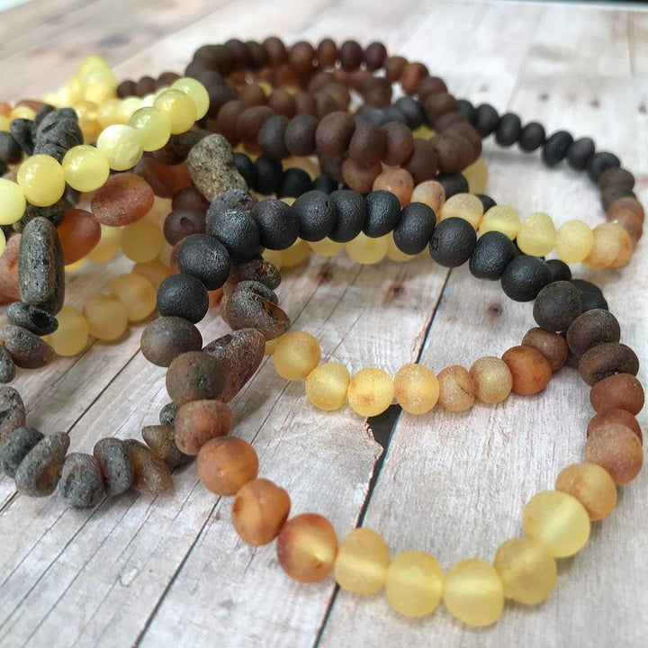 Adults | Raw Ombre Baltic Amber Bracelets - R.B. Amber Jewelry