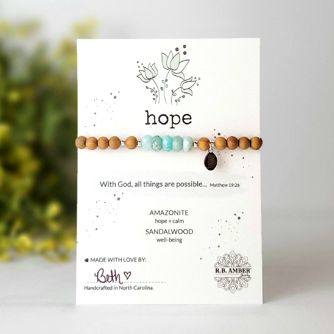 Amazonite | "Hope" Gemstone Bracelet