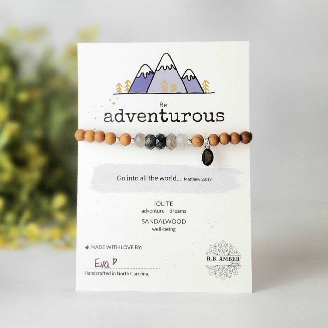 Iolite | "Be Adventurous" Gemstone Bracelet