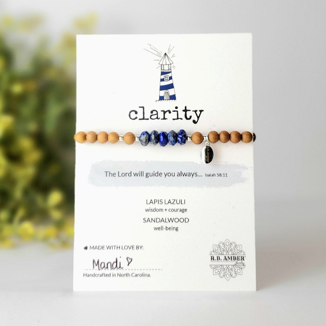 Lapis Lazuli | "Clarity" Gemstone Bracelet